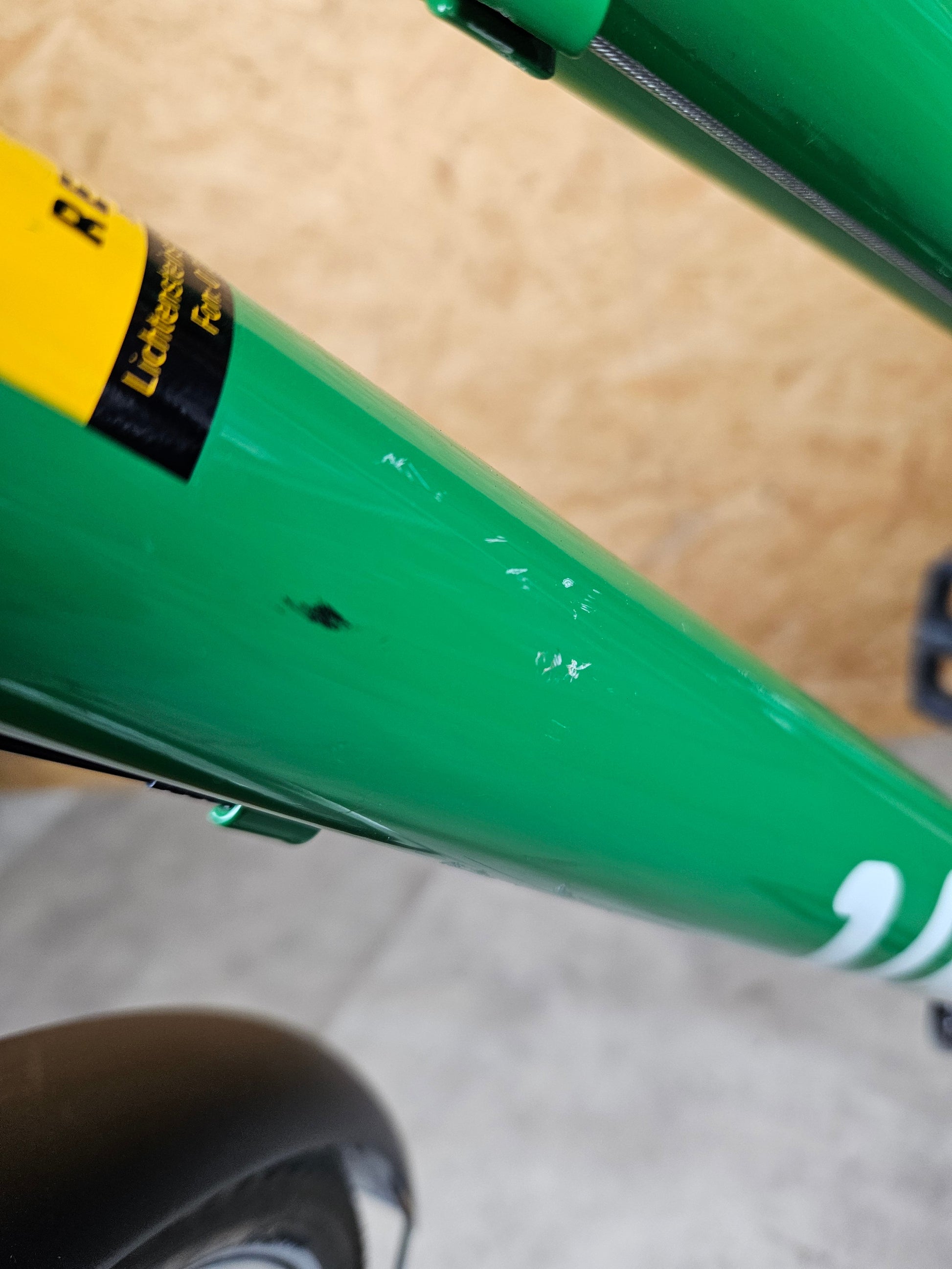 Woom 4 Kinderfahrrad - Grün in Gutem Zustand Fahrrad 11