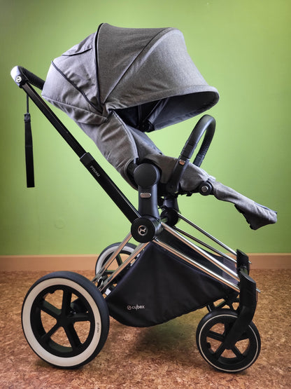 Cybex - Priam Kombikinderwagen Grau / Gut Kinderwagen 13
