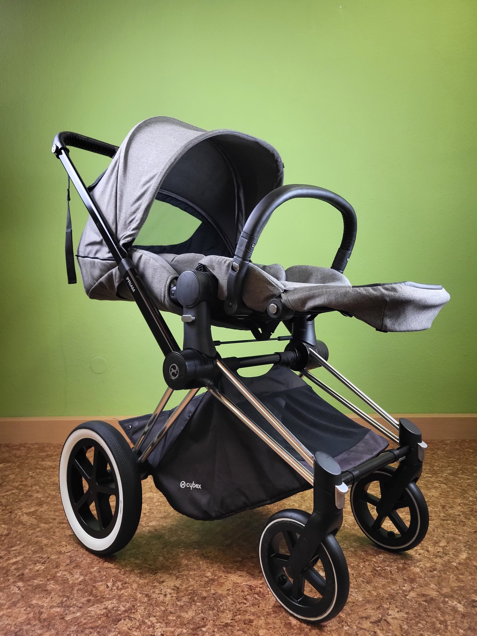 Cybex - Priam Kombikinderwagen Grau / Gut Kinderwagen 16