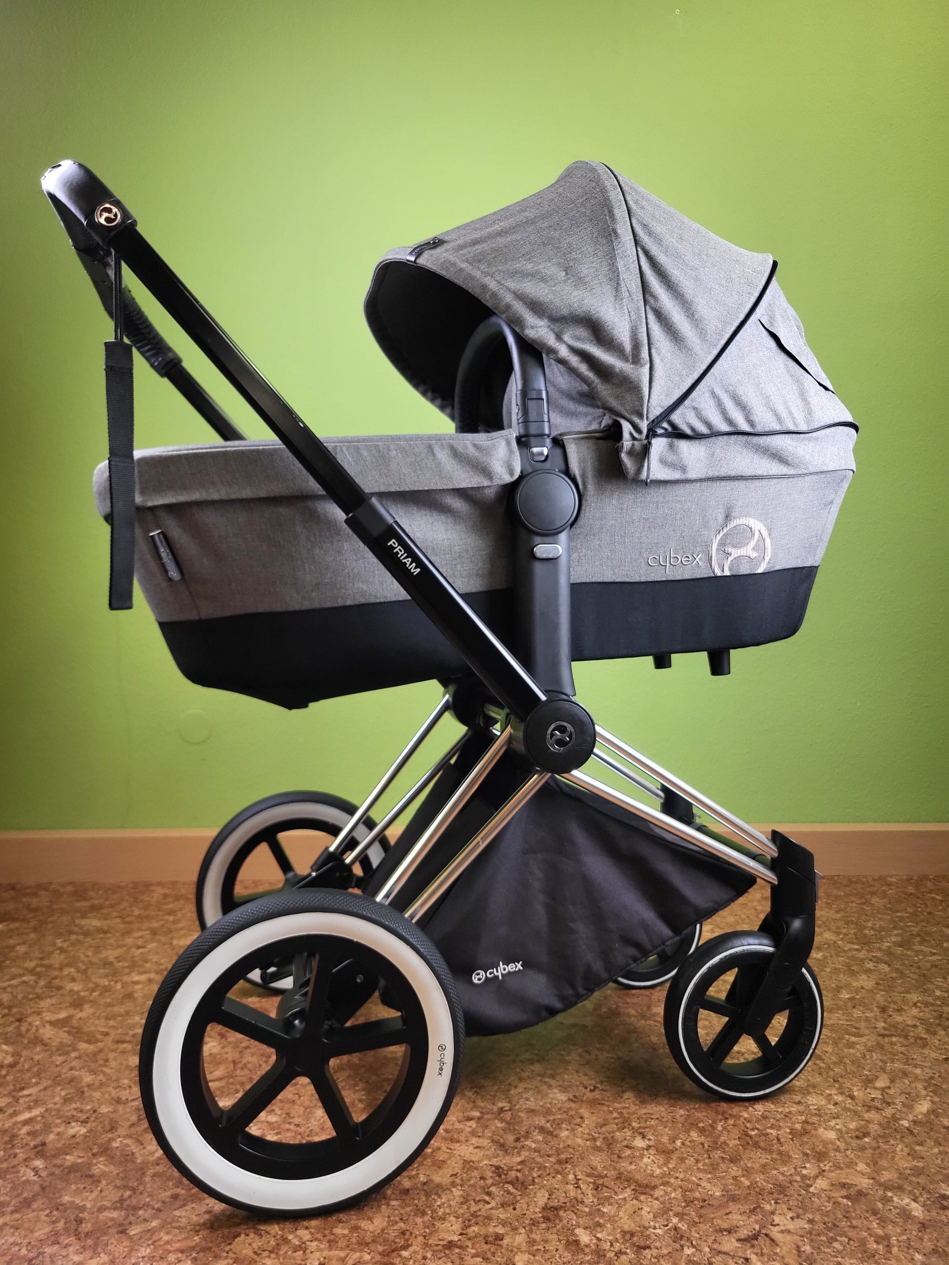 Cybex - Priam Kombikinderwagen Grau / Gut Kinderwagen 24
