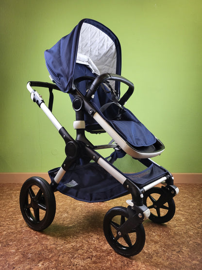 Bugaboo - Fox 1 Kombikinderwagen - Gutem Zustand Blau / Gut Kinderwagen 4