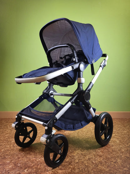 Bugaboo - Fox 1 Kombikinderwagen - Gutem Zustand Blau / Gut Kinderwagen 7