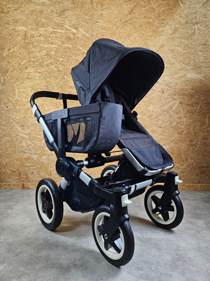 Bugaboo - Donkey 3 Duo (sportsitz und Liegewanne) Schwarz Inkl. Seitliche Gepäcktasche in Gutem Zustand Kinderwagen 2