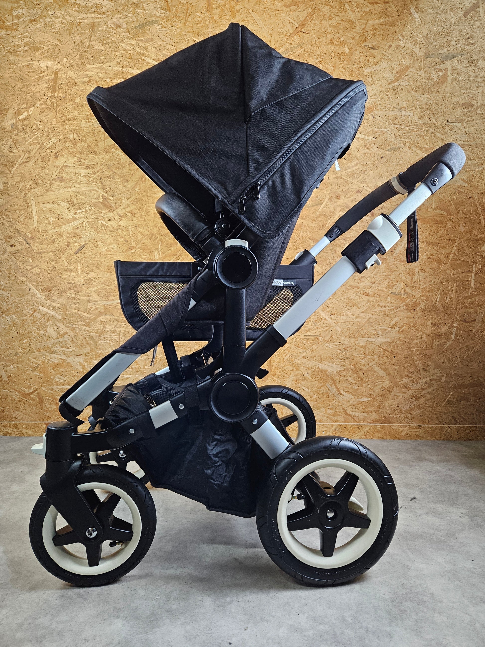 Bugaboo - Donkey 3 Duo (sportsitz und Liegewanne) Schwarz Inkl. Seitliche Gepäcktasche in Gutem Zustand Kinderwagen 5