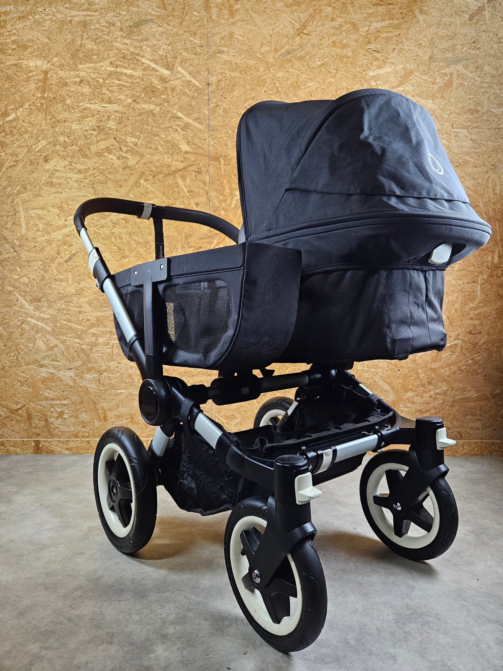 Bugaboo - Donkey 3 Duo (sportsitz und Liegewanne) Schwarz Inkl. Seitliche Gepäcktasche in Gutem Zustand Kinderwagen 7