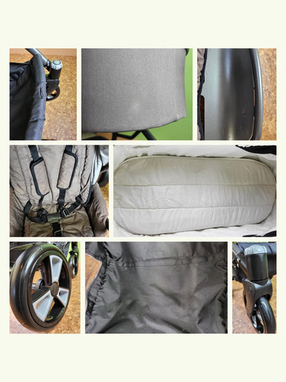 Naturkind Evo Lux Kombikinderwagen (liegewanne Und Sportsitz) - Brown / Sehr Gut Kinderwagen 10