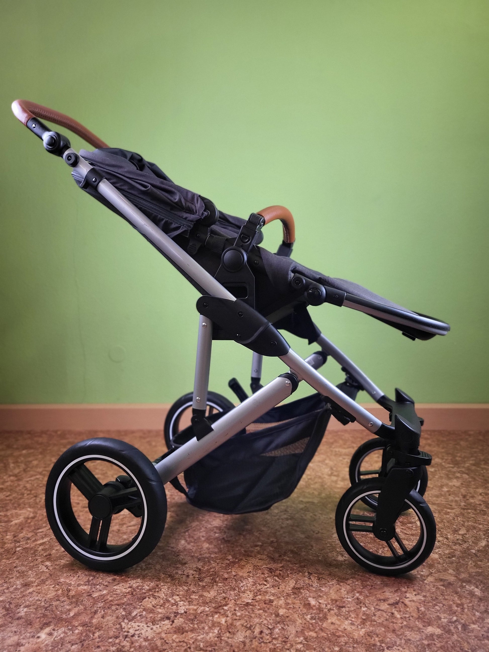 Abc Design - Circle Catania Kombikinderwagen (sportsitz Und Babywanne) Schwarz In Gutem Zustand / Gut Kinderwagen 16