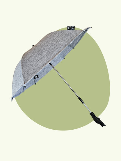 ABC Design - Condor 4 Kombikinderwagen (Sportsitz und Babywanne) inkl. Fußsack, Regenschirm u.v.m. - Grau in gutem Zustand