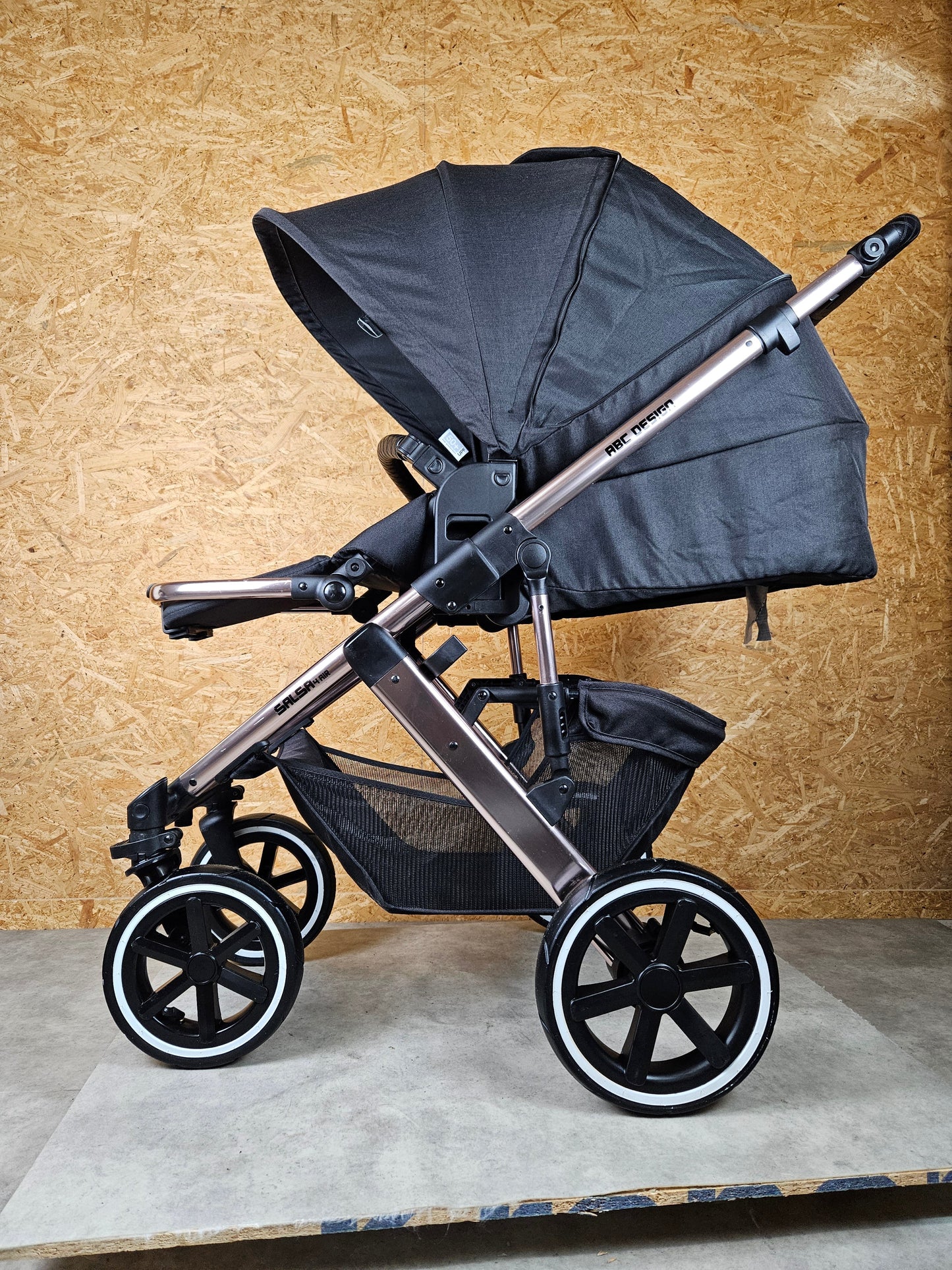 ABC Design Salsa 4 Air Diamond Edition - Kinderwagen (Buggy Version mit Sportsitz) - Rosé Gold - Sehr gutem Zustand