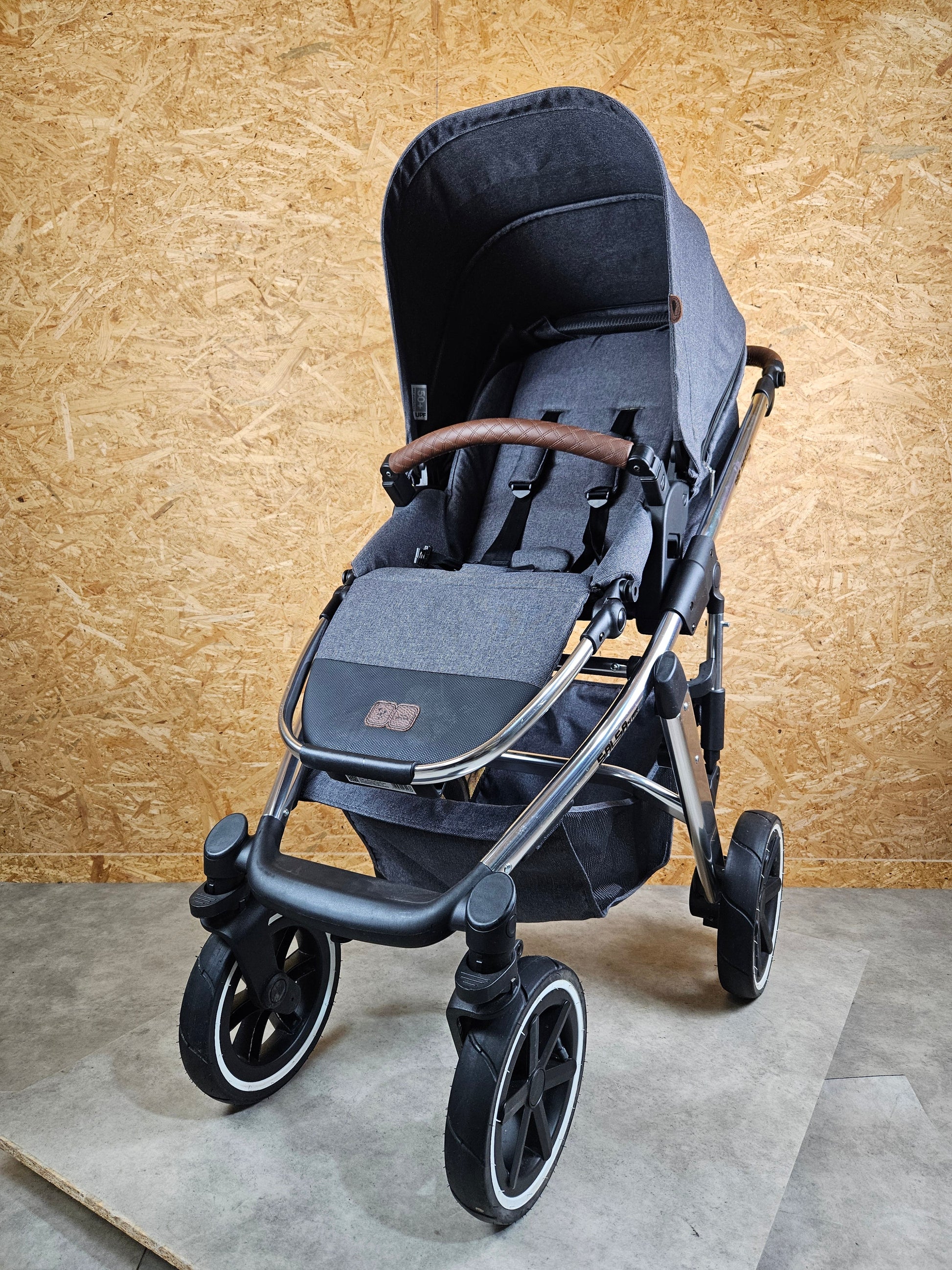 Salsa 4 Air Diamond Edition - Kinderwagen (sportsitz) - Asphalt - in sehr Gutem Zustand Grau / sehr Gut 6