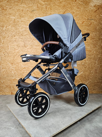 ABC-Design Salsa 4 Air Diamond Edition - Kinderwagen (Gestell und Sportsitz) - Asphalt - in gutem Zustand