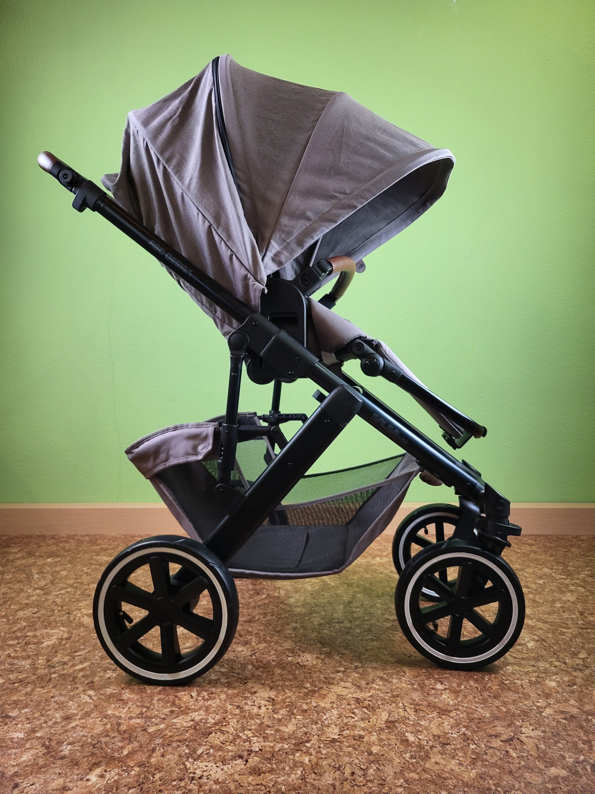 Abc Design - Salsa 4 Air Diamond Edition Kombikinderwagen - Natur - Gutem Zustand Brown / Gut Kinderwagen 10