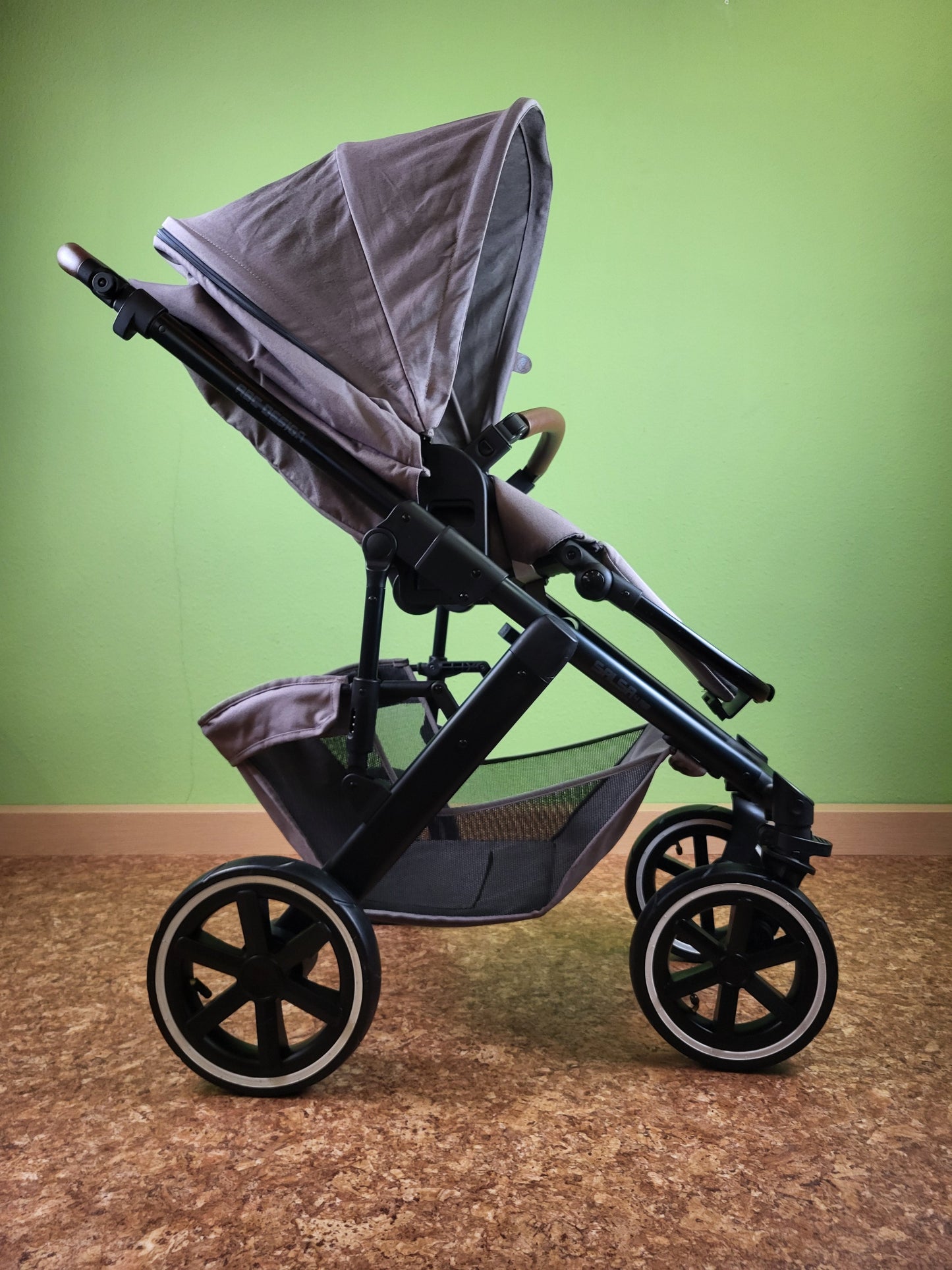 Abc Design - Salsa 4 Air Diamond Edition Kombikinderwagen - Natur - Gutem Zustand Brown / Gut Kinderwagen 7