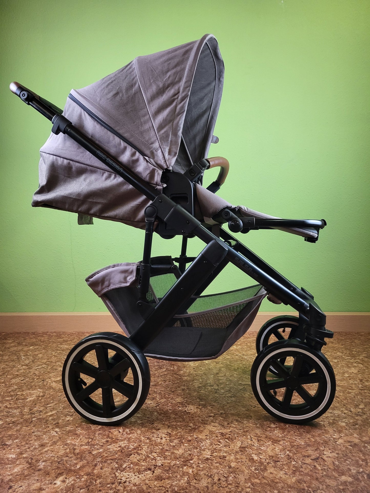 Abc Design - Salsa 4 Air Diamond Edition Kombikinderwagen - Natur - Gutem Zustand Brown / Gut Kinderwagen 11