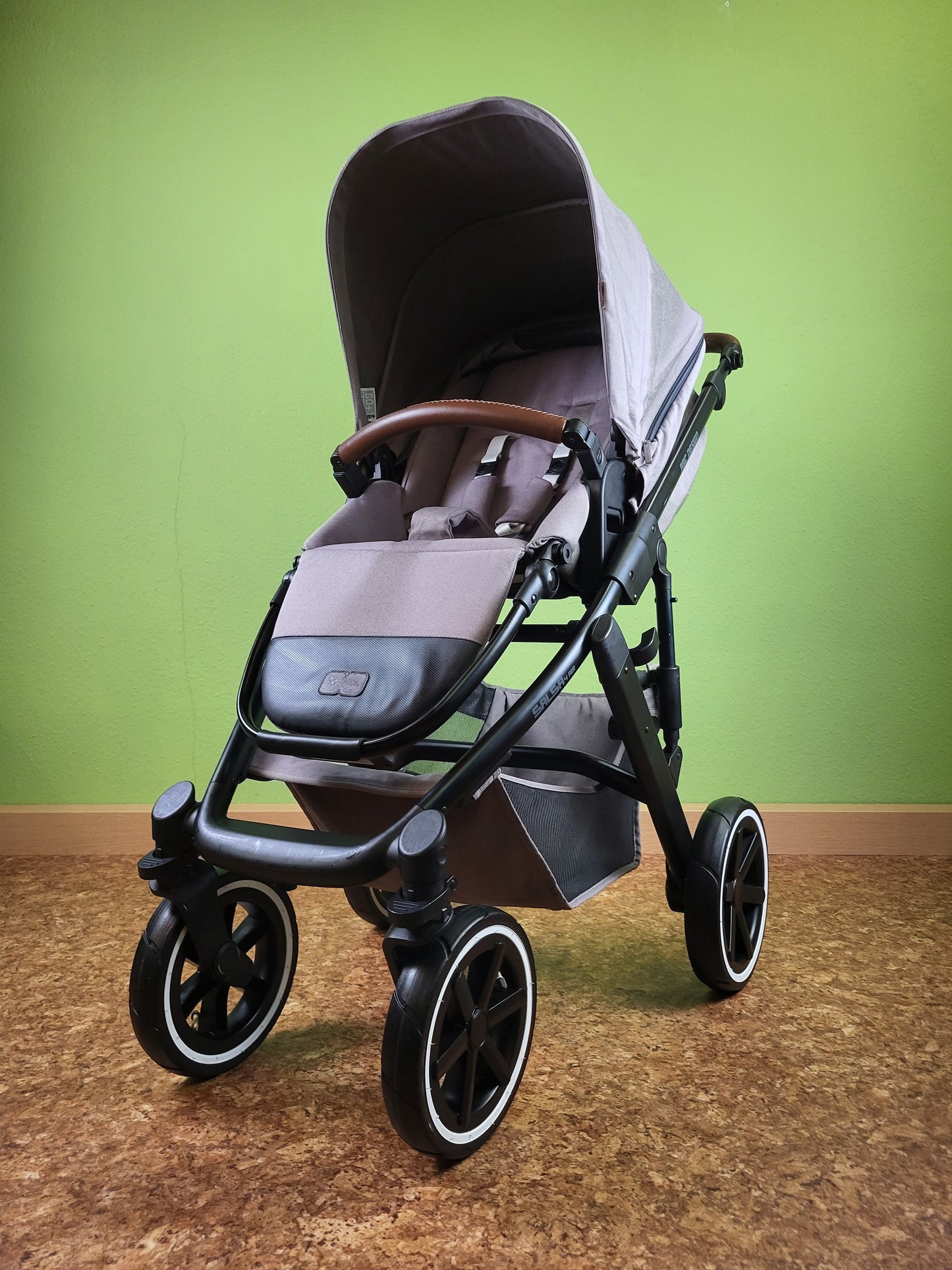 Abc Design - Salsa 4 Air Diamond Edition Kombikinderwagen - Natur - Gutem Zustand Brown / Gut Kinderwagen 8