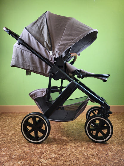 Abc Design - Salsa 4 Air Diamond Edition Kombikinderwagen - Natur - Gutem Zustand Brown / Gut Kinderwagen 12