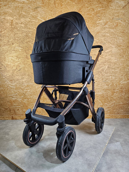 Abc Design - Salsa 4 Air Diamond Edition Kombikinderwagen - Rosé Schwarz - sehr Gutem Zustand / Gut Kinderwagen 38