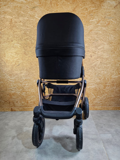 Abc Design - Salsa 4 Air Diamond Edition Kombikinderwagen - Rosé Schwarz - sehr Gutem Zustand / Gut Kinderwagen 20