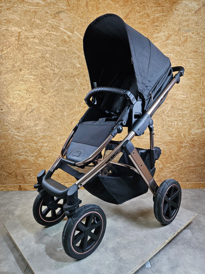 Abc Design - Salsa 4 Air Diamond Edition Kombikinderwagen - Rosé Schwarz - sehr Gutem Zustand / Gut Kinderwagen 3