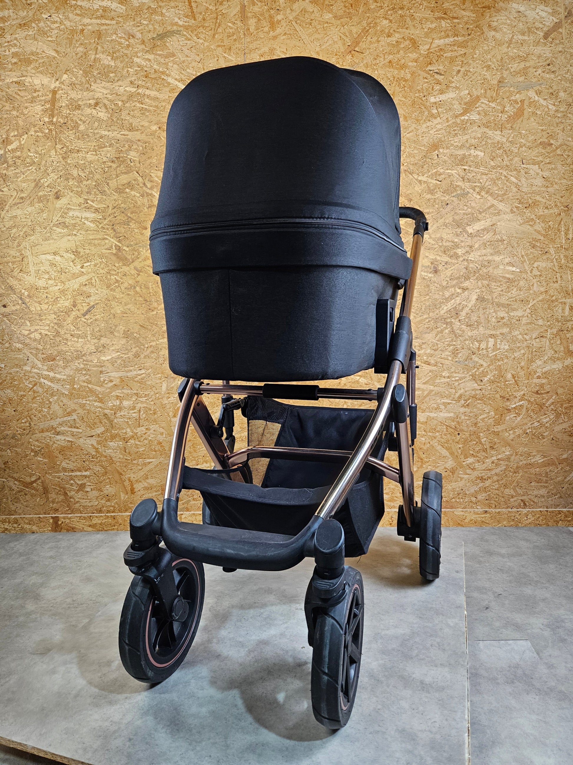 Abc Design - Salsa 4 Air Diamond Edition Kombikinderwagen - Rosé Schwarz - sehr Gutem Zustand / Gut Kinderwagen 21