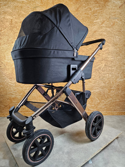 Abc Design - Salsa 4 Air Diamond Edition Kombikinderwagen - Rosé Schwarz - sehr Gutem Zustand / Gut Kinderwagen 34