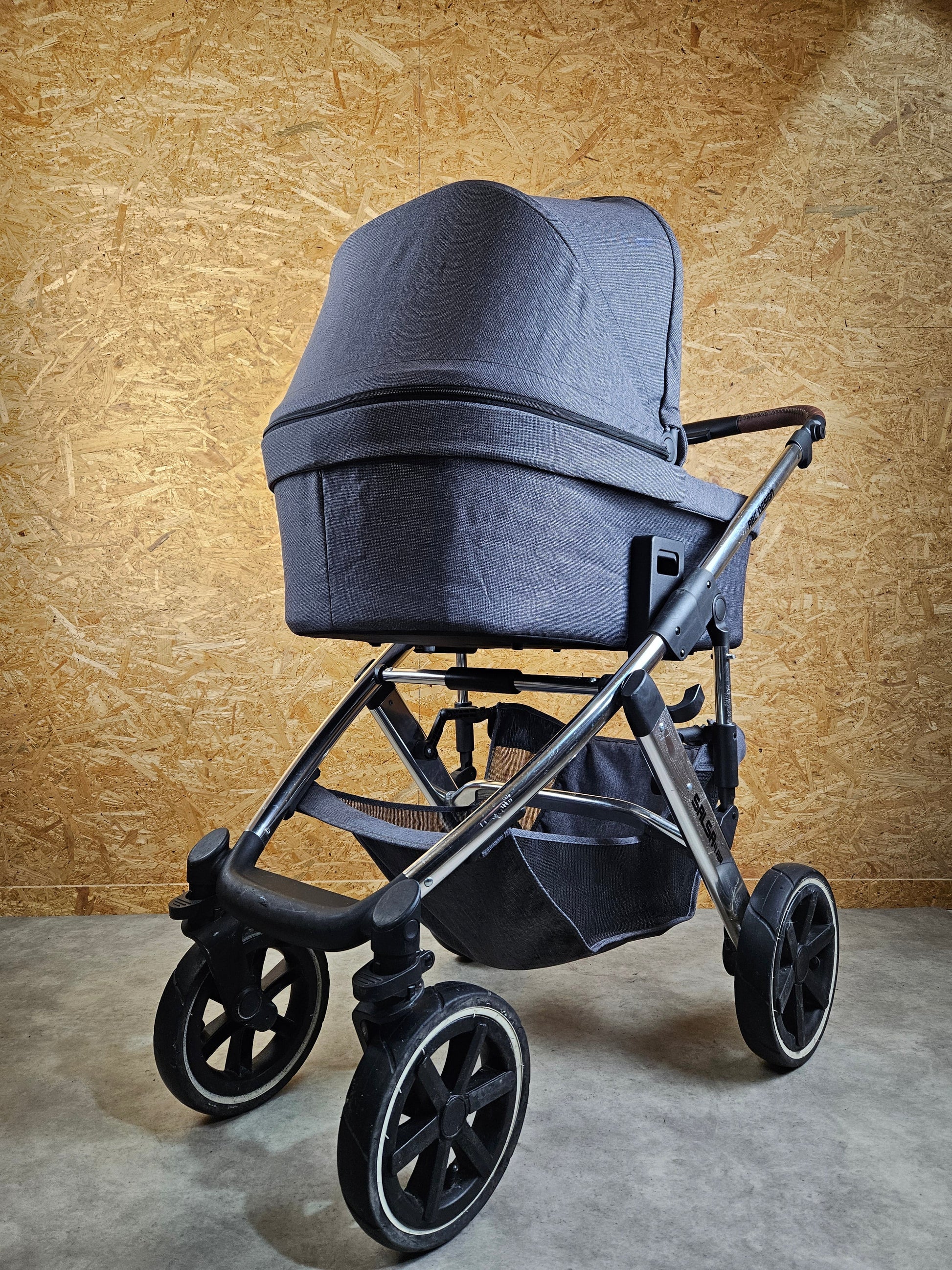 Abc Design - Salsa 4 Air Diamond Edition Kombikinderwagen (sportsitz und Babywanne) - Grau in sehr Gutem Zustand