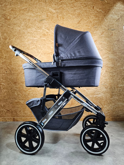 Abc Design - Salsa 4 Air Diamond Edition Kombikinderwagen (sportsitz und Babywanne) - Grau in Gutem Zustand Kinderwagen
