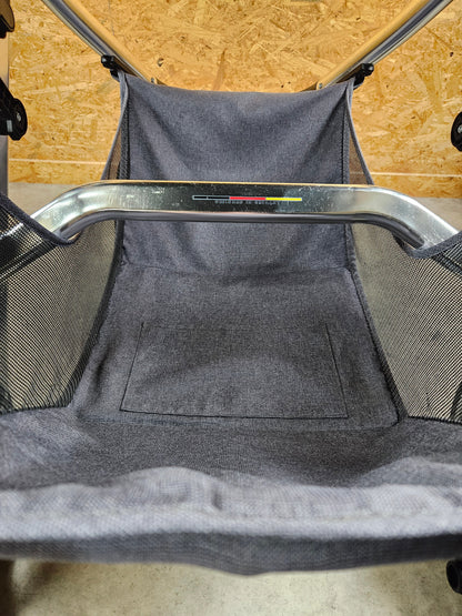 Abc Design - Salsa 4 Air Diamond Edition Kombikinderwagen (sportsitz und Babywanne) - Grau in Gutem Zustand Kinderwagen