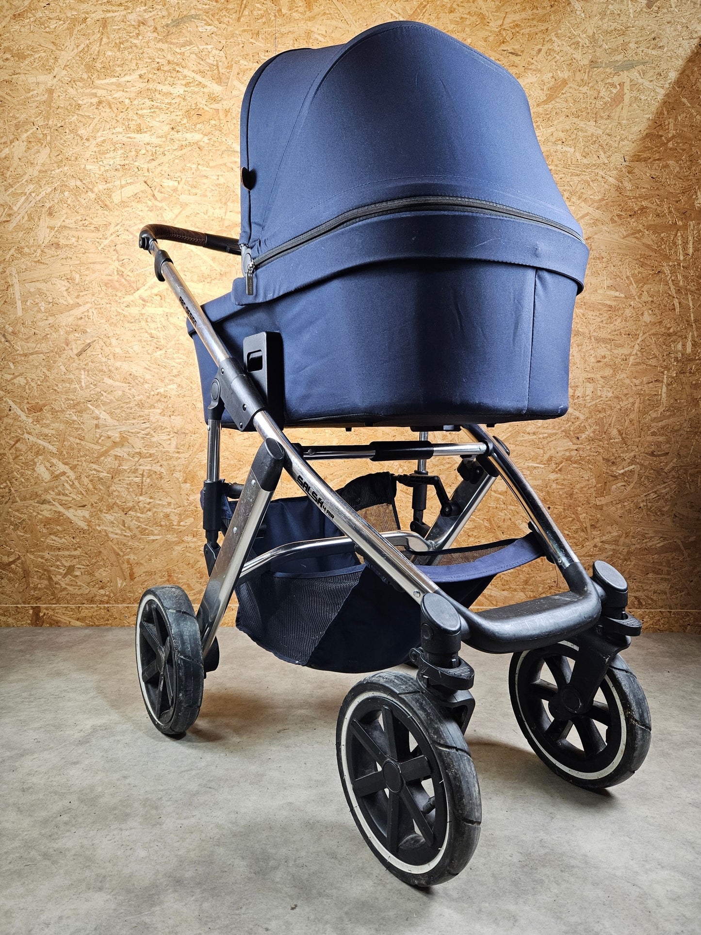 Abc Design - Salsa 4 Air Kinderwagen (gestell und Babywanne) Blau in Gutem Zustand 2