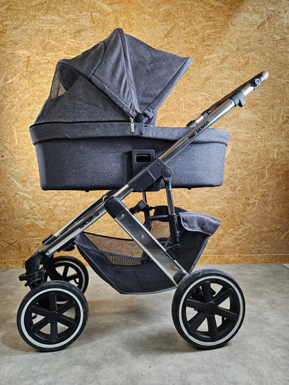 Abc Design - Salsa 4 Air Kinderwagen (gestell und Babywanne) Grau in Gutem Zustand 6