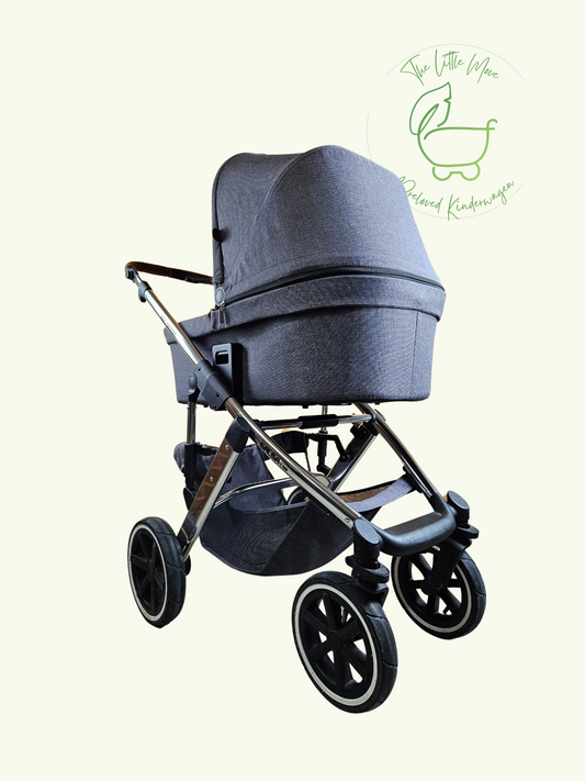 Abc Design - Salsa 4 Air Kinderwagen (gestell und Babywanne) Grau in Gutem Zustand 1