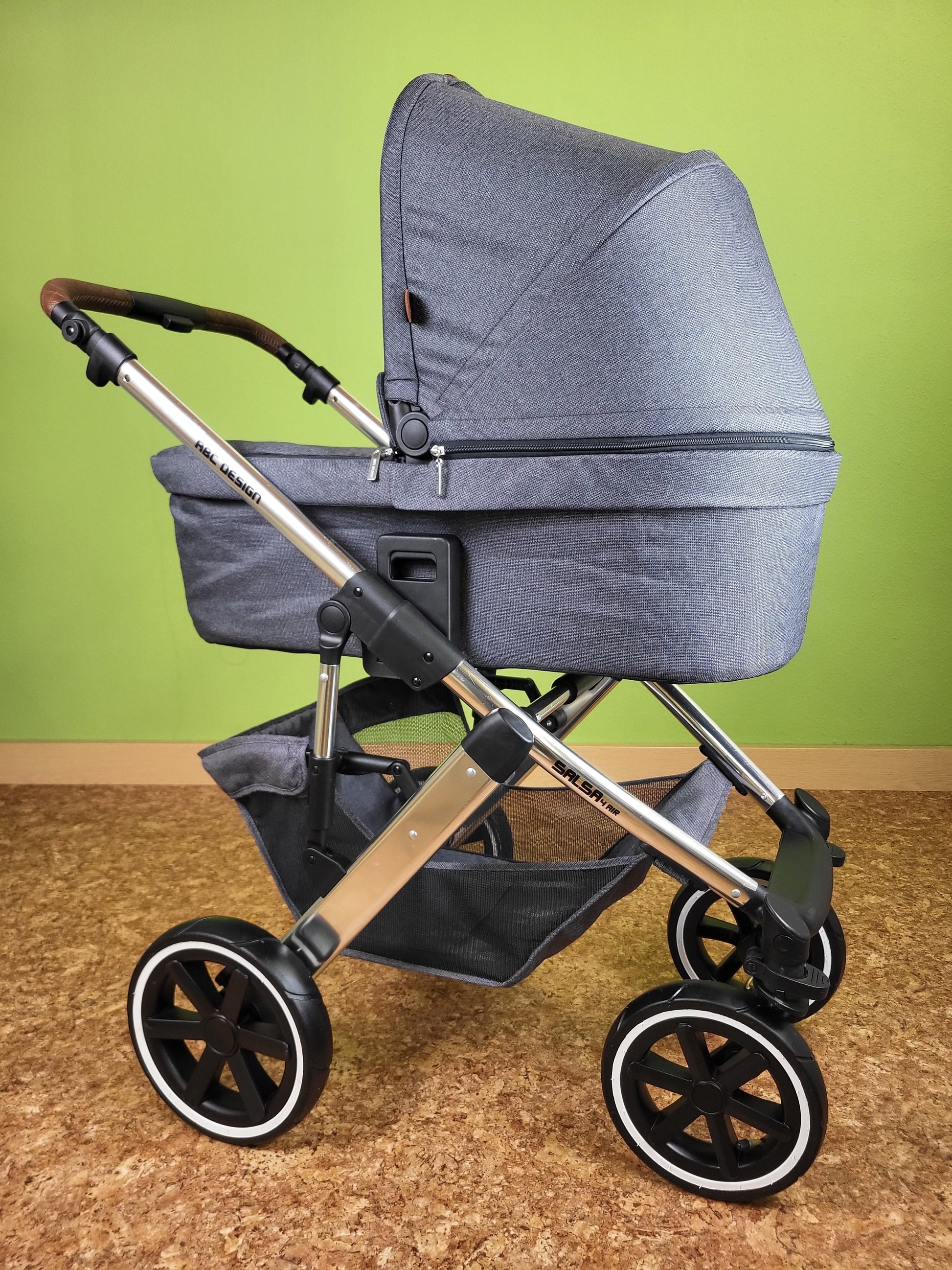 Abc Design - Salsa 4 Air Kombikinderwagen Grau / Sehr Gut 9