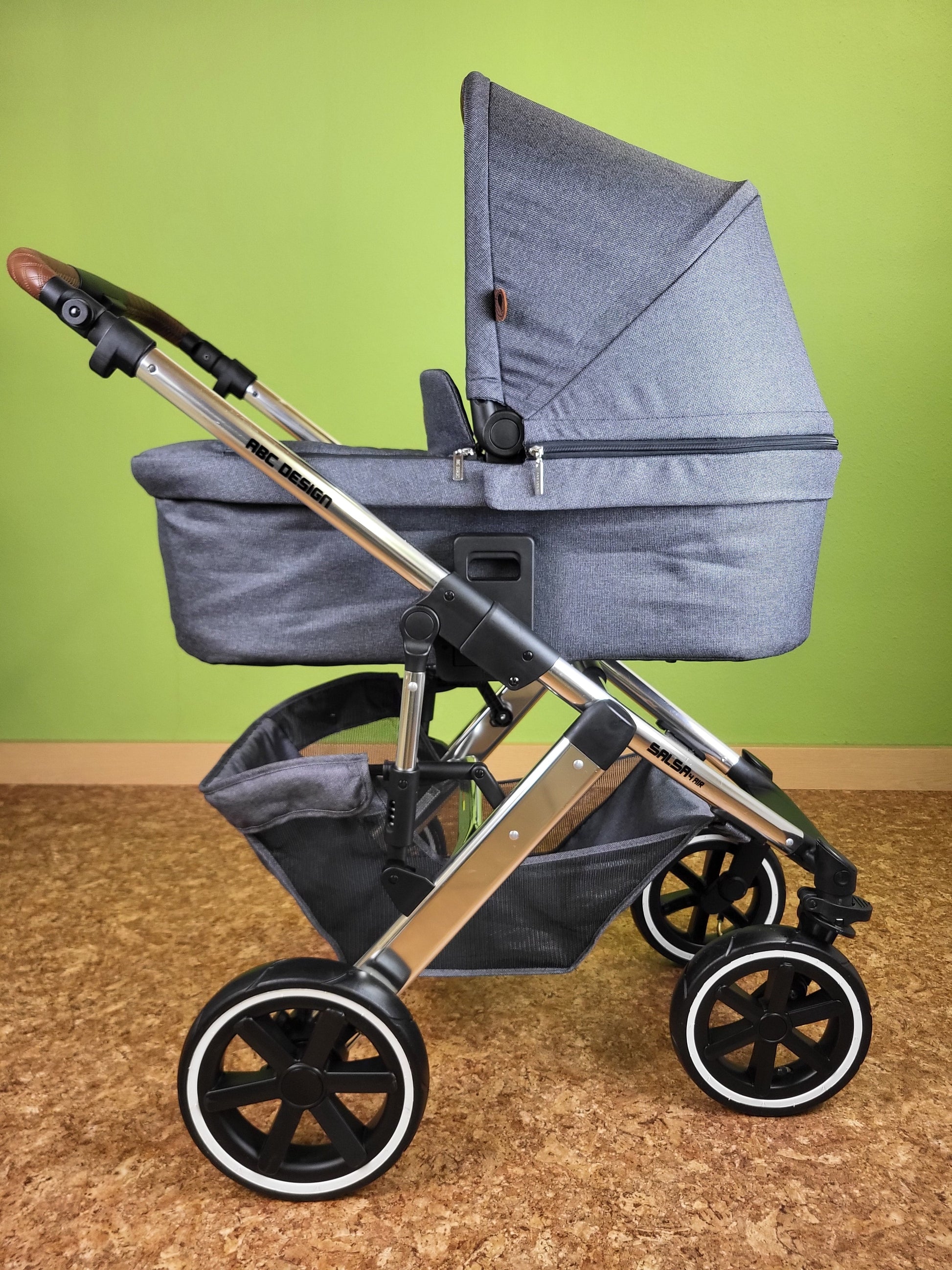 Abc Design - Salsa 4 Air Kombikinderwagen Grau / Sehr Gut 10