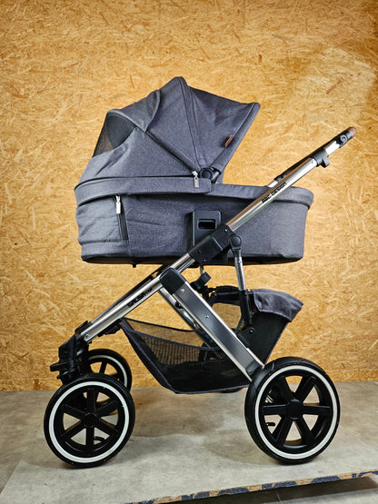 ABC Design - Salsa 4 Air Kombikinderwagen (Sportsitz und Babywanne) - Asphalt in sehr gutem Zustand
