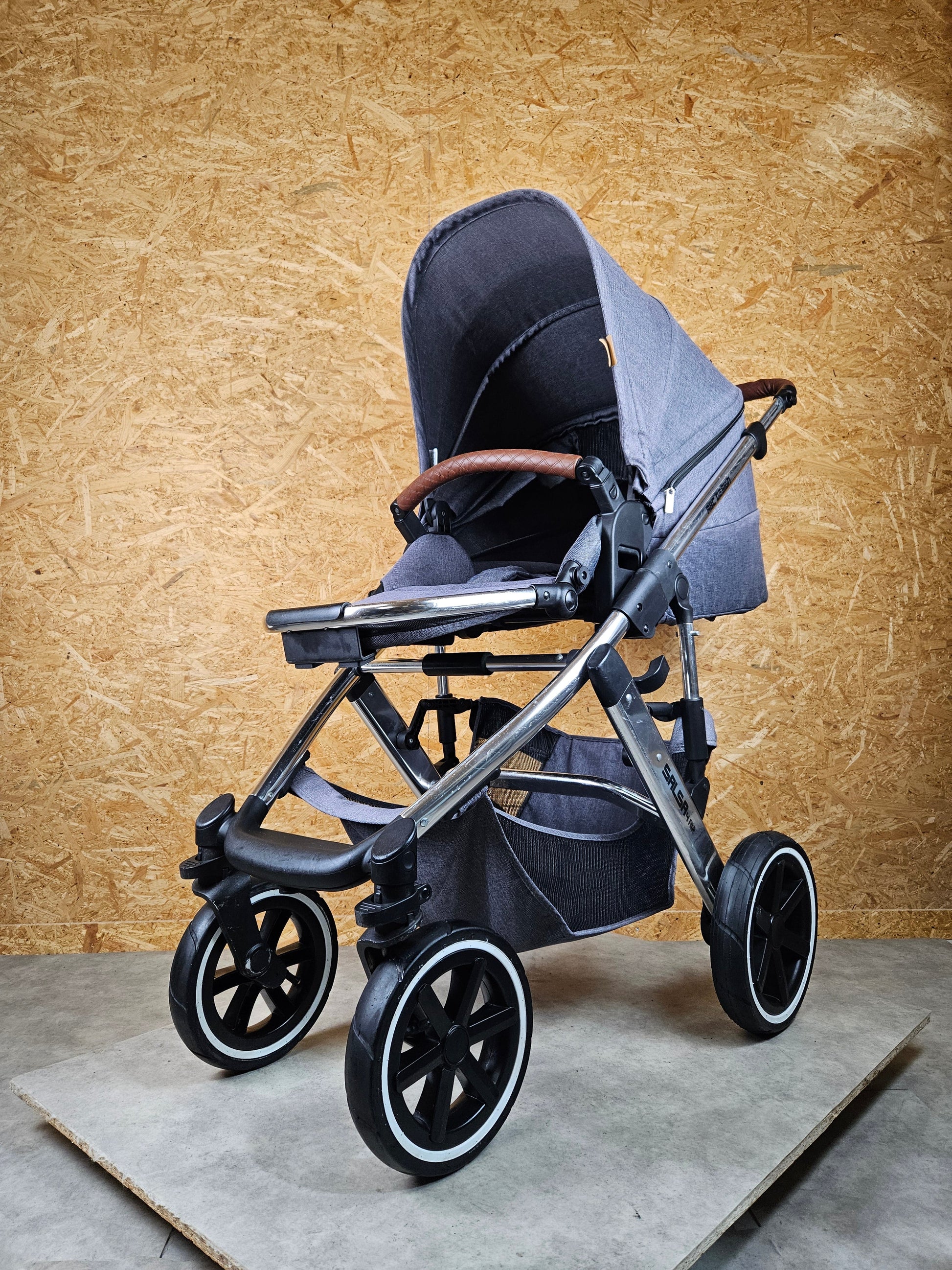 Abc Design - Salsa 4 Air Kombikinderwagen (sportsitz und Babywanne) - Asphalt in Gutem Zustand Kinderwagen 12
