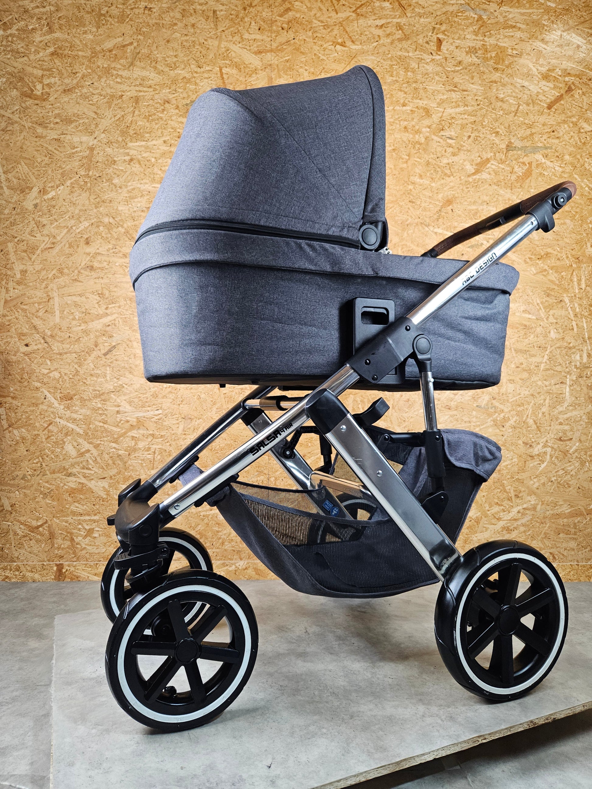 Abc Design - Salsa 4 Air Kombikinderwagen (sportsitz und Babywanne) - Asphalt in sehr Gutem Zustand Kinderwagen 16