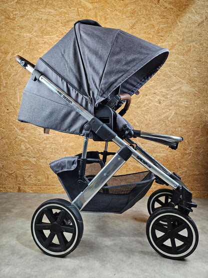 Abc Design - Salsa 4 Air Kombikinderwagen (sportsitz und Babywanne) Grau in Gutem Zustand Kinderwagen 10