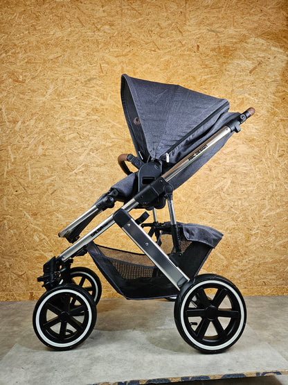 ABC Design - Salsa 4 Air Kombikinderwagen (Sportsitz und Babywanne) - Asphalt in sehr gutem Zustand