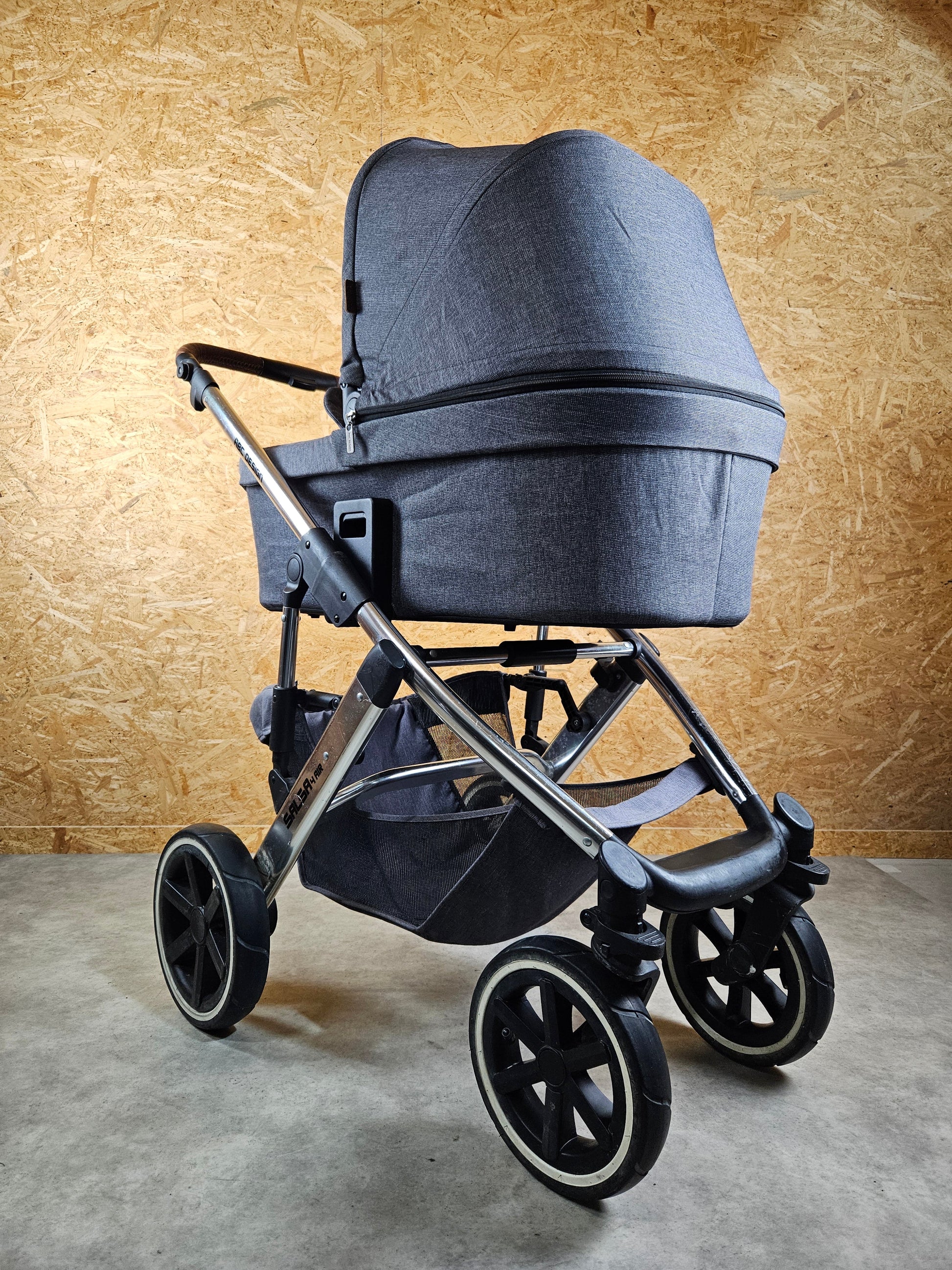 Abc Design - Salsa 4 Air Kombikinderwagen (sportsitz und Babywanne) - Asphalt in Gutem Zustand Kinderwagen 9