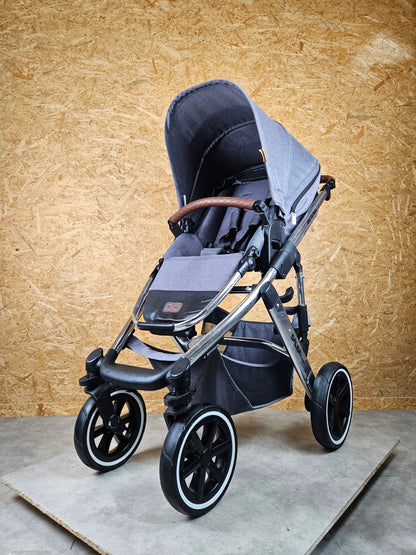 Abc Design - Salsa 4 Air Kombikinderwagen (sportsitz und Babywanne) - Asphalt in Gutem Zustand Kinderwagen 6