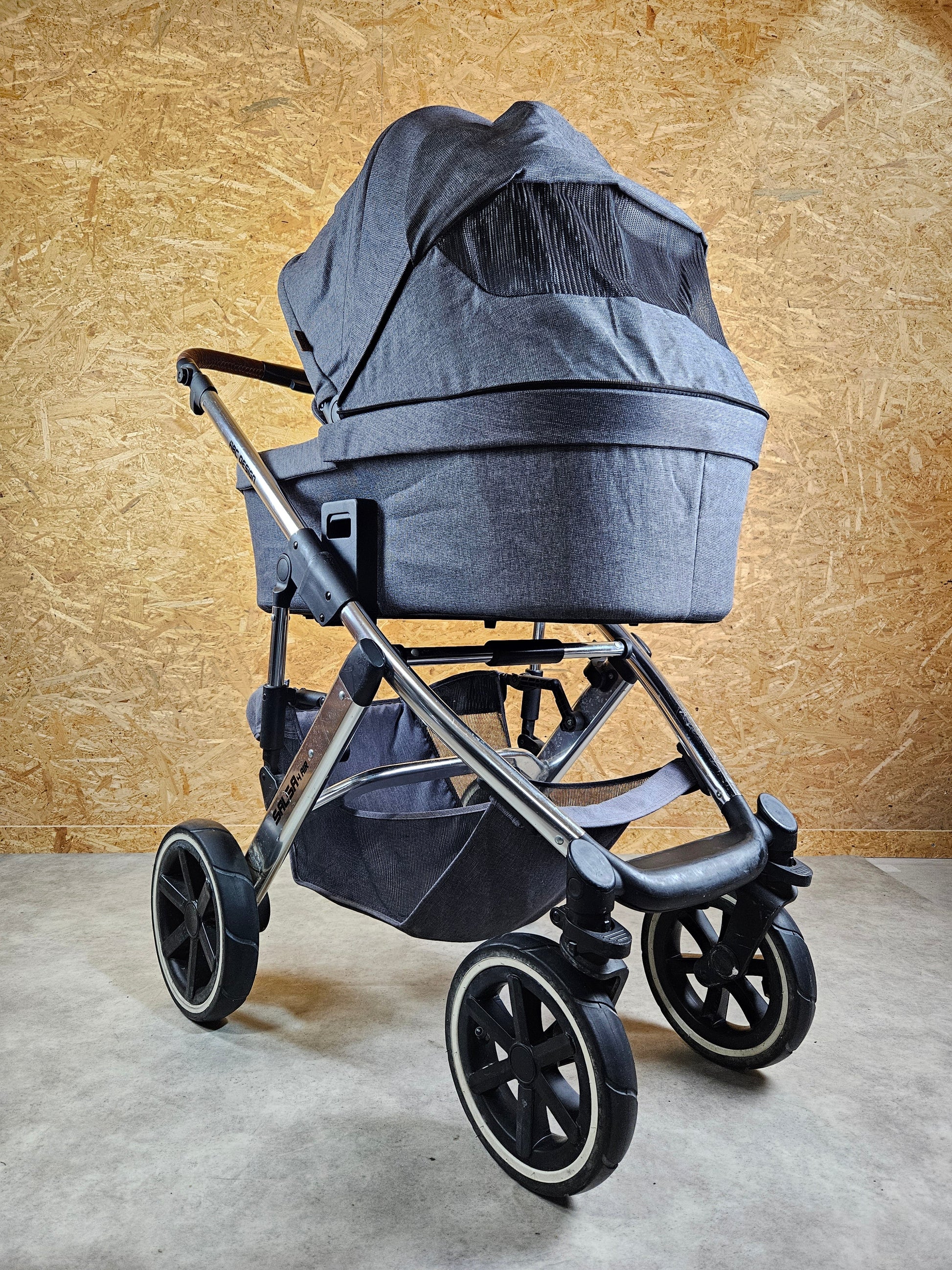 Abc Design - Salsa 4 Air Kombikinderwagen (sportsitz und Babywanne) - Asphalt in Gutem Zustand Kinderwagen 10