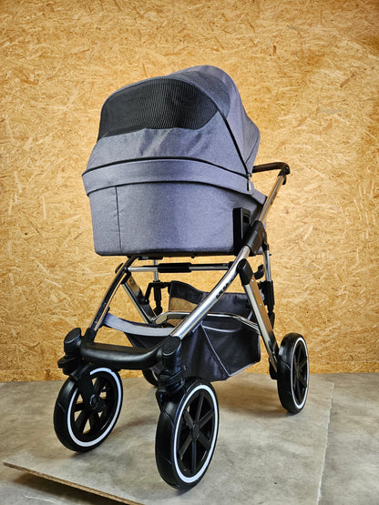ABC Design - Salsa 4 Air Kombikinderwagen (Sportsitz und Babywanne) - Asphalt in gutem Zustand