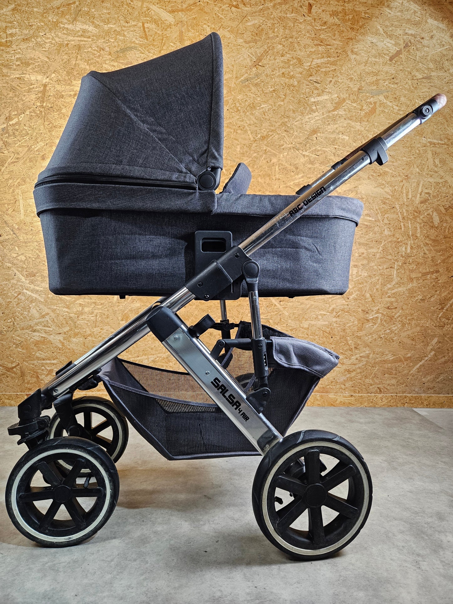 Abc Design - Salsa 4 Air Kombikinderwagen (sportsitz und Babywanne) - Asphalt in Gutem Zustand Kinderwagen 13