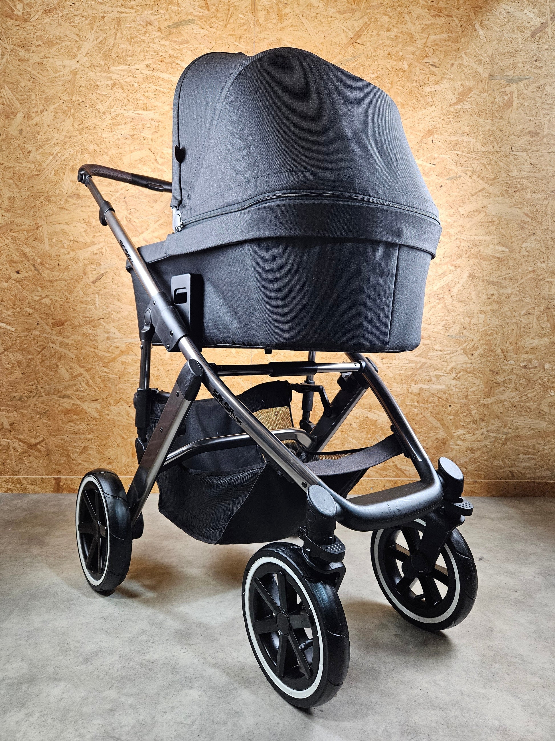 Abc Design - Salsa 4 Air Kombikinderwagen (sportsitz und Babywanne) Schwarz in Gutem Zustand Kinderwagen 8