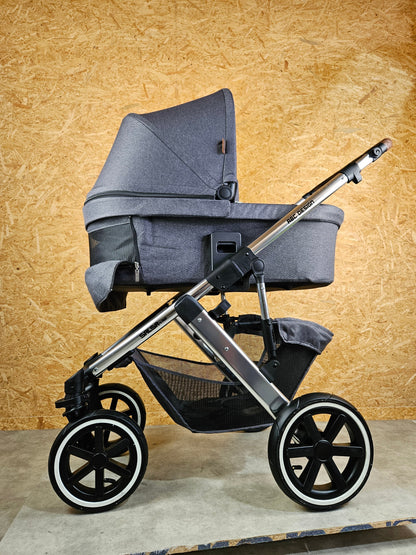 ABC Design - Salsa 4 Air Kombikinderwagen (Sportsitz und Babywanne) - Asphalt in sehr gutem Zustand