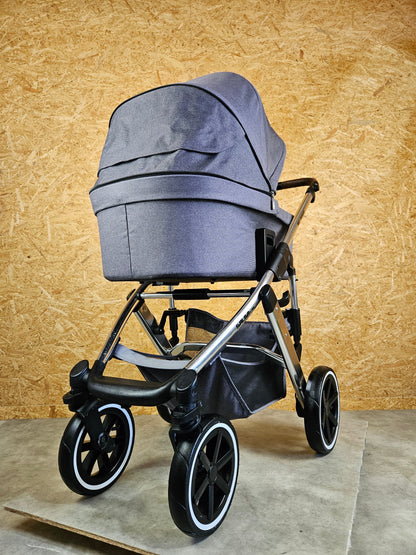 ABC Design - Salsa 4 Air Kombikinderwagen (Sportsitz und Babywanne) - Asphalt in gutem Zustand