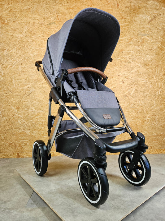 ABC Design - Salsa 4 Air Kombikinderwagen (Sportsitz und Babywanne) - Asphalt in gutem Zustand