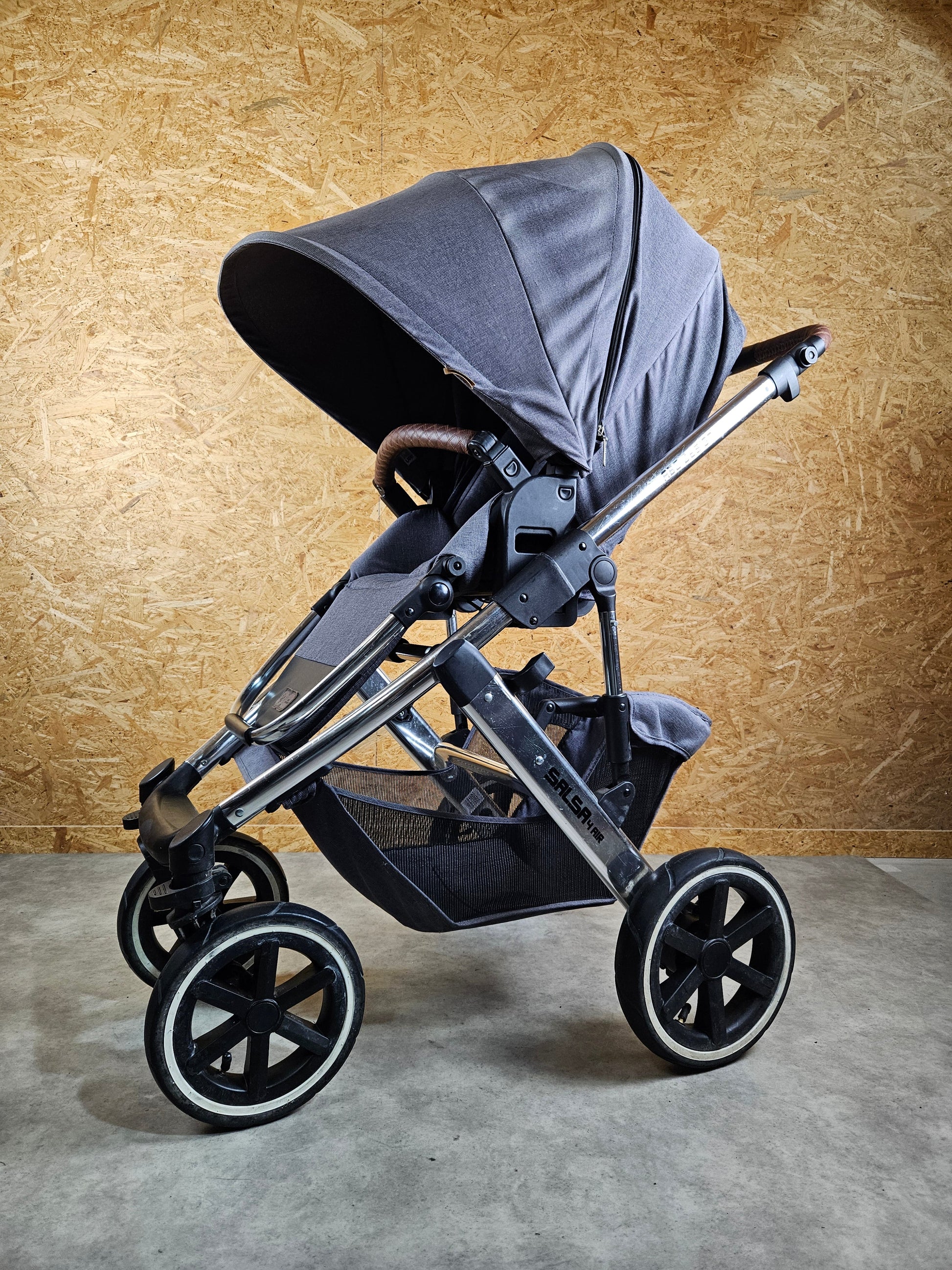 Abc Design - Salsa 4 Air Kombikinderwagen (sportsitz und Babywanne) - Asphalt in Gutem Zustand Kinderwagen 5