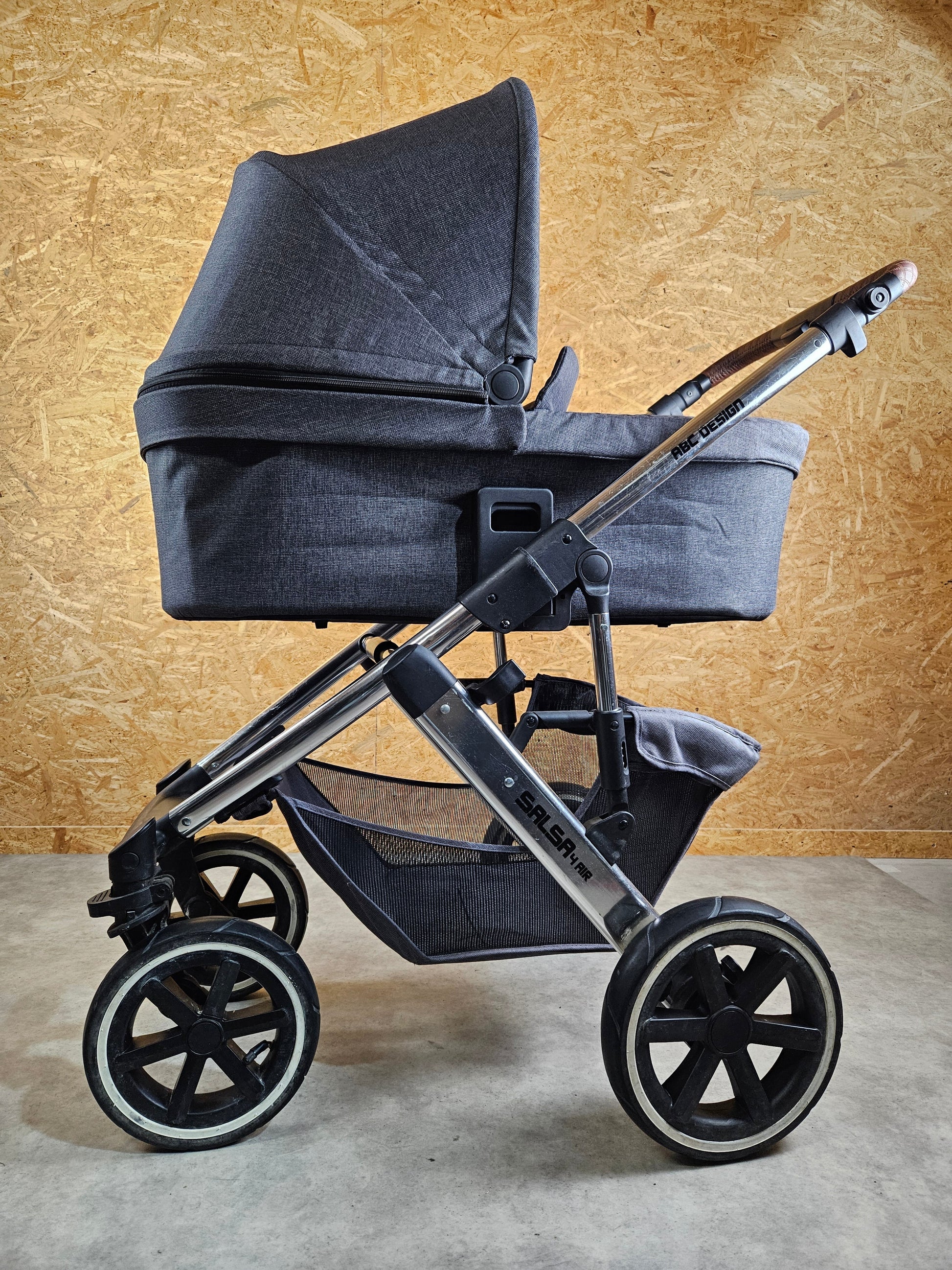 Abc Design - Salsa 4 Air Kombikinderwagen (sportsitz und Babywanne) - Asphalt in Gutem Zustand Kinderwagen 11