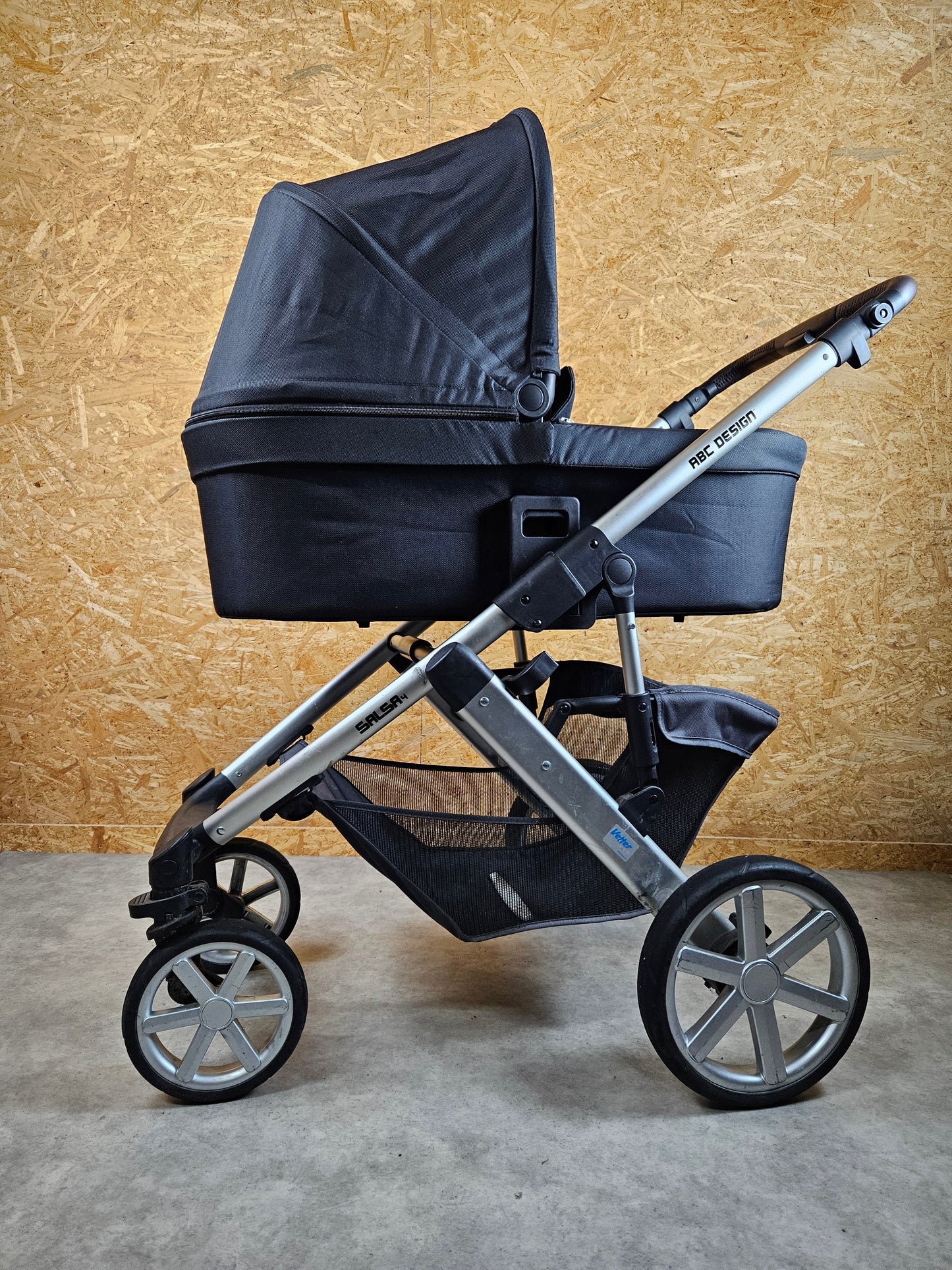 Abc Design - Salsa 4 Kombikinderwagen (sportsitz und Liegewanne)- Grau - in Gutem Zustand / Gut Kinderwagen 5
